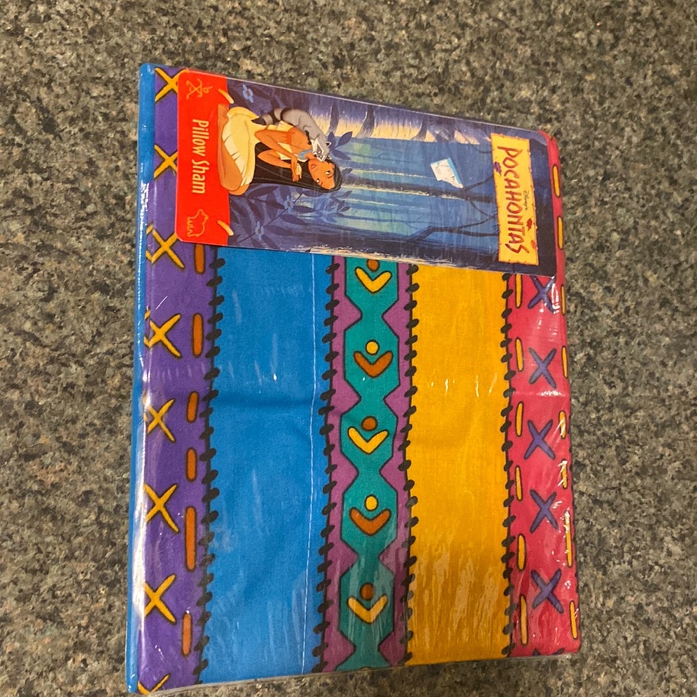 Vintage Pocahontas Pillow Sham